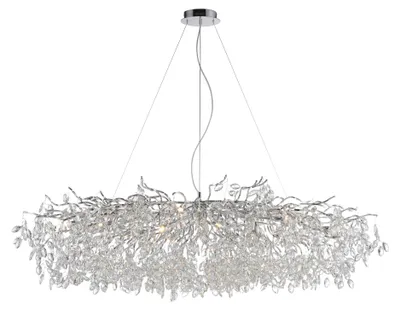 Produktbild von Paul Neuhaus Kronleuchter Deckenleuchte Ricicle Chrom Kristall Aluminium