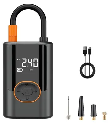 Obrázok produktu pre Vzduchová pumpa, vysoký výkon, automatické monitorovanie tlaku, bezdrôtová, napájaná z batérie