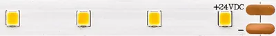 Produktbild von SIGOR 3,6W/m PRO LED-Streifen 2400K 5m 64 LED/m IP20 24V 446lm RA90