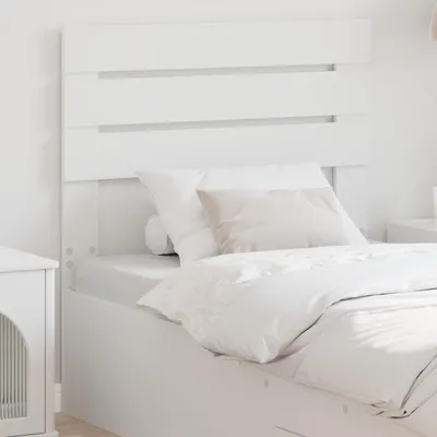 Image de Tête de lit vidaXL en bois blanc