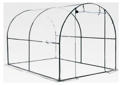 Produktbild von Gewächshaustunnel 'Grünwald' 200x300x190cm Treibhaus für den Gemüseanbau PVC Transparent