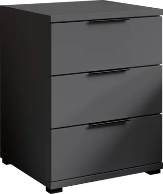 Immagine prodotto di Comodino >SMILLA 2< in grafite - 46x61x42 cm (LxAxP)