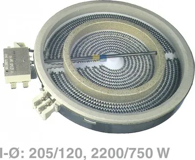 Produktbild von Europart Strahlheizkörper EGO 10.51211.004 205/120mmØ2200/750W 230V