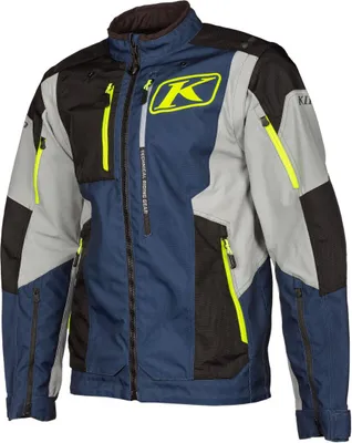 Obrázok produktu pre Klim Dakar motocyklová textilná bunda, modrá/biela/žltá, S