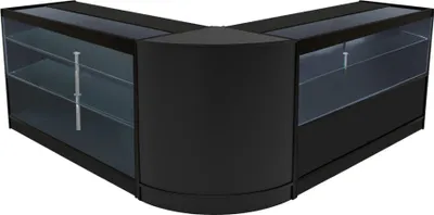 Immagine prodotto di Set di banchi espositivi LED Hera: modello CM60 + K1500 + C1500 - colore nero