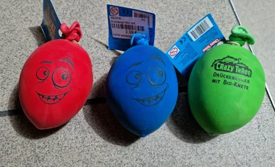 Produktbild von Drückeberger - Anti-Stressball mit Bioknete, sortierte Farben