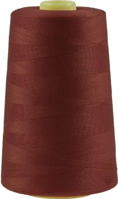 4572m Overlockgarn Nähgarn Polyester Overlock Garn, rotbraun