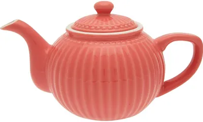 Immagine prodotto di Greengate Teiera ALICE Coral Teiera da 1 litro Stoviglie Everyday Teapot