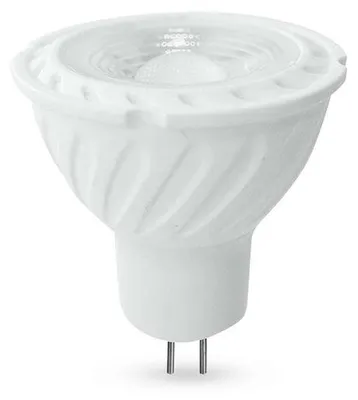 Immagine prodotto di V-TAC Lampadina led faretto GU5.3 (MR16) 6W 12V 110° con copertura Trasparente luce 4000K - 212051