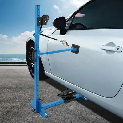 Immagine prodotto di Attrezzo per la riparazione di ammaccature su auto - Estrattore a leva - Forza di trazione massima 800 kg - Regolabile a 120° - Riparazione della carrozzeria