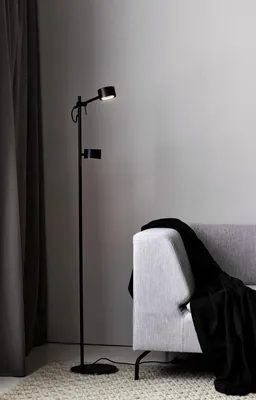 Produktbild von Nordlux - Stehlampe Clyde - Schwarz - 26.6x23x138 cm