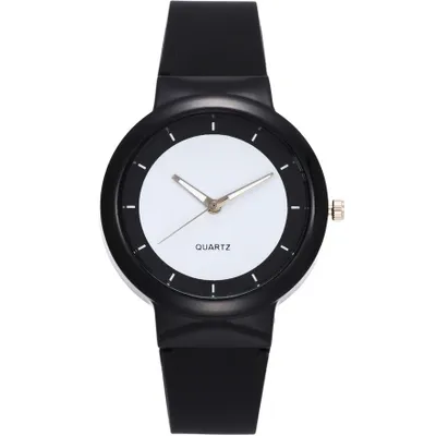 Image de Montre HA-12404 Noire - Élégance et Confort pour Femmes KP12404