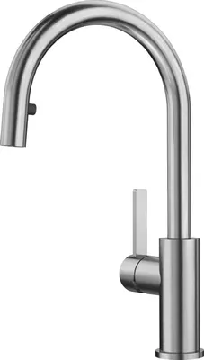 Productafbeelding van Eengreepsmengkraan - Keukenkraan - Water Gemak - Uittrekbare slang - Hoge druk - Geborsteld staal
