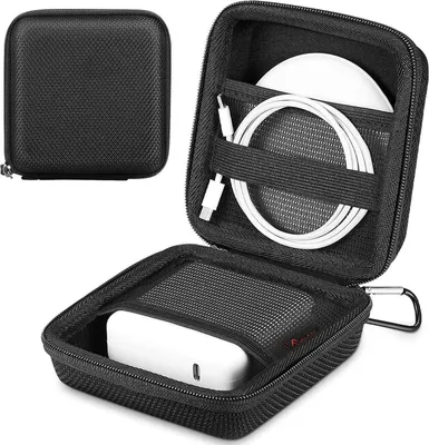 Image de FINPAC Étui rigide pour chargeur de MacBook Noir
