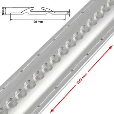 Produktbild von Airline Schiene, 50 cm lang, extrabreit