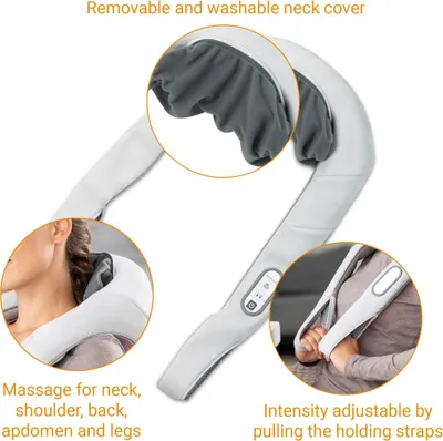 Obrázok produktu pre Medisana NM 860, Shiatsu masáž, Späť, Nohy, Krk, Thighs, Biela, AC, 18 W, 50 - 60 Hz
