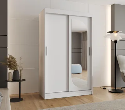 Obrázok produktu pre Šatníková skriňa 120 cm CEYDA - biela