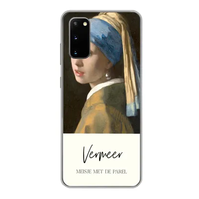 Produktbild von MuchoWow® Handyhülle Schutzhülle Hülle für Samsung Galaxy S20 Das Mädchen mit dem Perlenohrring - Vermeer Silikon Softcase Handy Hülle - Bild
