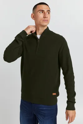Produktbild von BLEND BHCodford - 20714337 Herren Strickpullover Troyer Feinstrick Pullover