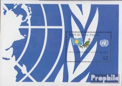 Produktbild von Briefmarken Palau-Inseln 1995 Mi Block37 (kompl.Ausg.) postfrisch 50 Jahre UNO