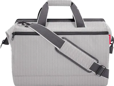 Produktbild von reisenthel allrounder L pocket Reisetasche Tasche herringbone grey MK7074