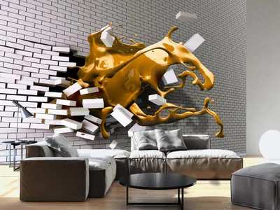 Immagine prodotto di Carta da parati in tessuto non tessuto, motivo astratto "Mauer", 400x280 cm – Carta da parati moderna, ideale per soggiorno, decorazione murale, corridoio, ufficio, modello a-A-0097-a-d
