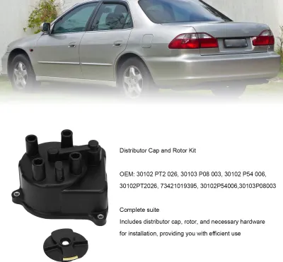 Imagen del producto de Distribuidor y conjunto de rotor 30102PT2026, sistema de encendido , repuesto para Integra Del Sol
