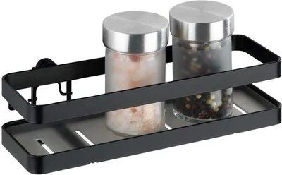 Produktbild von Küchenzutatenregal schwarz - Küchenzutatenorganizer