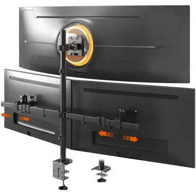 Productafbeelding van Monitorhouder voor 3 monitoren tot 49 inch, in hoogte verstelbaar