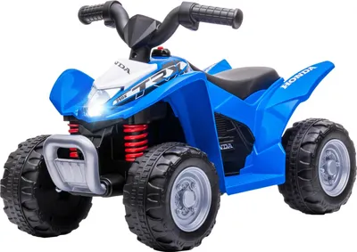 Produktbild von Elektro-Quad Miniquad Kinder Elektro ATV Kinderquad mit LED und Hupe Kindermotorrad Kinderfahrzeug Elektroauto für Kinder ab 18 Monaten Metall Blau 65,5 x 38,5 x 43,5 cm