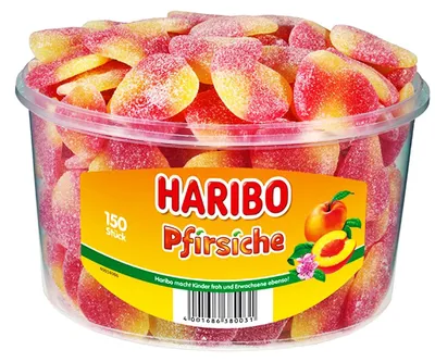Obrázek produktu pro HARIBO 38010 Haribo Pfirsiche 150 St Dose