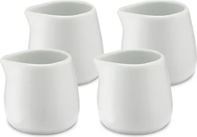 Obrázok produktu pre Nálevka na mlieko Weis 100 ml sada 4 z porcelánu