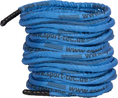 Produktbild von Fitness Tau Trainingsseil Schlagseil Battle Rope Schlangenseil 3 cm x 30 m BLAU