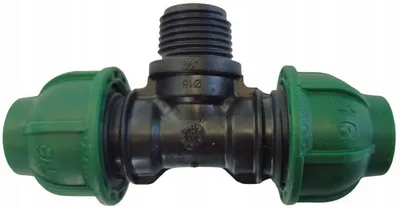 Obrázok produktu pre Bradas DSRAIQT16GZ12, spoj potrubia, zavlažovací systém, 16 mm, Poľsko, 1 kusov