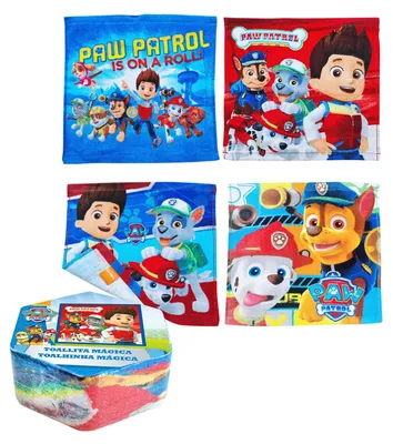 Immagine prodotto di 4x asciugamano magico Paw Patrol 30x30 asciugamano magico 100% cotone set regalo