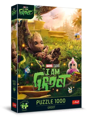 Produktbild von Trefl Premium Plus Quality Marvel Groot, 1000 Stück(e), Videospiel