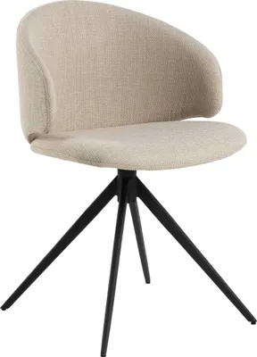 Produktbild von Ella Esszimmerstuhl - drehbar - Stoff - beige