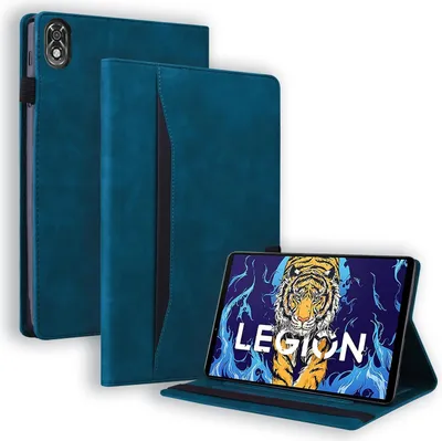 Obrázok produktu pre Puzdro pre Lenovo Legion Y700 2022 Námornícka modrá imitácia semišu s vreckom