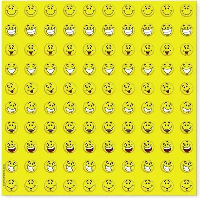 Produktbild von Lachende Gesichter mini Aufkleber Sticker 800 Stück