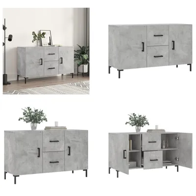 Produktbild von vidaXL Sideboard Betongrau 100x36x60 cm Holzwerkstoff - Sideboard - Sideboards - Schrank - Lagerschrank