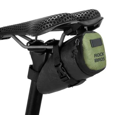 Image de ROCKBROS Sacoches de selle de vélo Ultralight avec fermeture velcro Hydrofuge pour vélo de course MTB Faltrad 0,2L