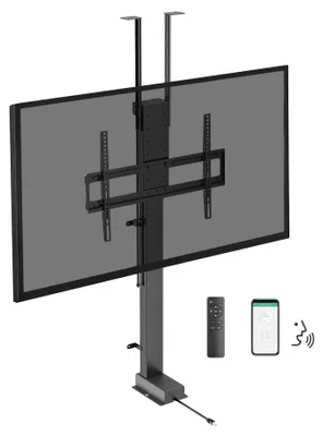 Image de Support motorisé écran TV 43'' - 88'' sol/plafond Connecté
