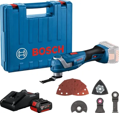 Obrázek produktu pro Bosch GOP 185-LI, 1,7°, Černá, Modrá, 3 m/s², 2,9 m/s², 1,5 m/s², 1,5 m/s²