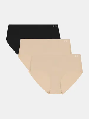 Produktbild von Under Armour Damen-Slip Ua Pure Stretch No Show Hipster-Solid - XL
