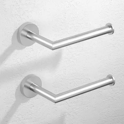 Produktbild von Toilettenpapierhalter Edelstahl Rostfrei für Wandmontage 2 Stück Gebürstet