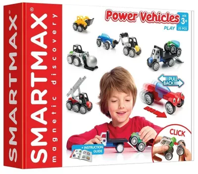 Image de Jeu de construction - SMARTMAX PLAY Set de véhicules - Power Vehicles Mix