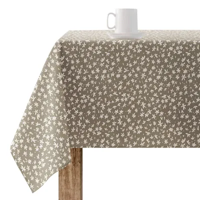 Immagine prodotto di Elzusha - Tovaglia in cotone con resina, antimacchia, 140 x 140 cm