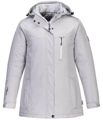 Produktbild von Blue Wave Damen Funktionsjacke Carla - Jacke Regenjacke Funktionsmantel in Grau Größe 42