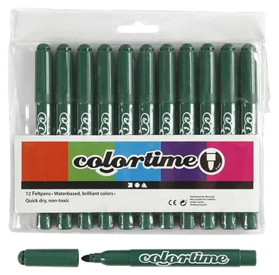 Image de Stylos Jumbo verts, 12pcs.
