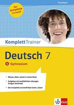Produktbild von KomplettTrainer Deutsch 7. Klasse. Gymnasium